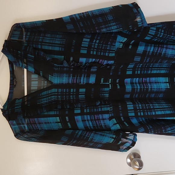 Blue and black dress - Picture 3 of 7